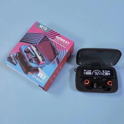 China Hot sale M19 TWS blue-tooth models In-ear wireless earbuds for sale