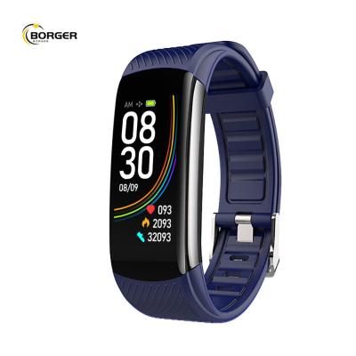 China Touch Screen Wristbands Temperature Measurement Smart Watch Blood Pressure Heart Rate Smart Watch Sleep Tracking for sale