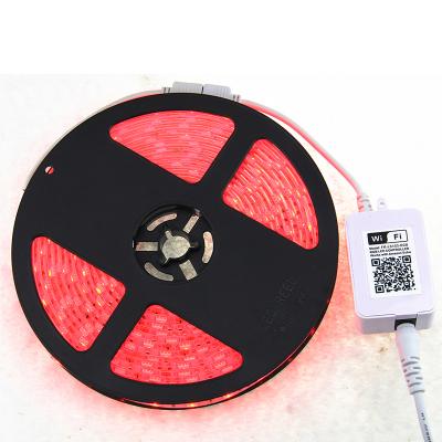 China Smart app wifi control RGB led strip controller Echo Alexa Voice Control Home Decorative Wifi led strips SMD for sale