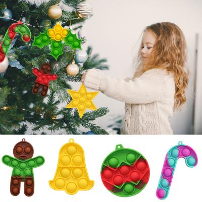 China Fashion REWIN 3d Relaxation Christmas Decoration Busy Person Popper Toys Set For Kids Children for sale