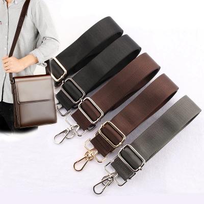 China Bag Accessories REWIN Adjustable Nylon Solid Bag Straps For Men Handbag Belt Wide Shoulder Cross - Body Bag Strap for sale