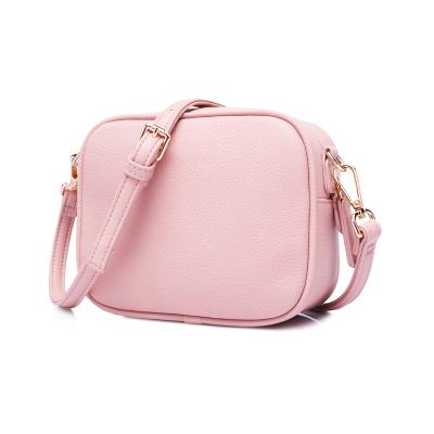 China REWIN Shoulder Bag Women lychee pattern waterproof PU messenger small camera handbag with detachable leather belt for sale