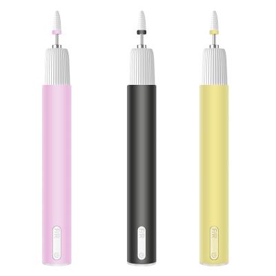 China New Plastic Design Easy To Replace Rechargeable Cordless Head Nail Drill Pen Grinding Pink for sale