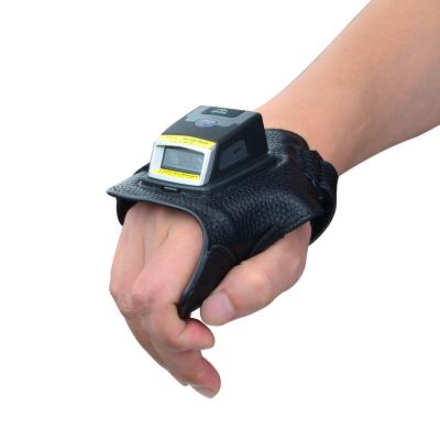 China Comfortable Handheld Glove Barcode Scanner 1D 2D QR Code Scanner for Warehouse, Logistics A4 for sale