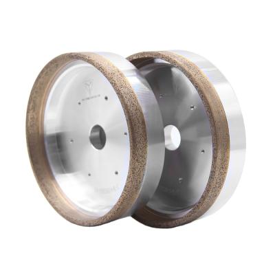 China Factory Price Diamond Boke Cup Abrasive Wheel Factory Price Continuous Diamond Glass Chamfering Grinding Wheel for sale