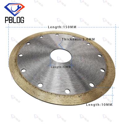 China Diamond Sintered Continuous Rim Cutting Disc Cutting For Blade Ceramic Metal for sale