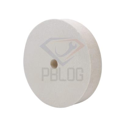 China Polishing PBLOG Customize Hot Sale Wool Surface Polishing Wheel Good Polishing Quality Pure Wool for sale