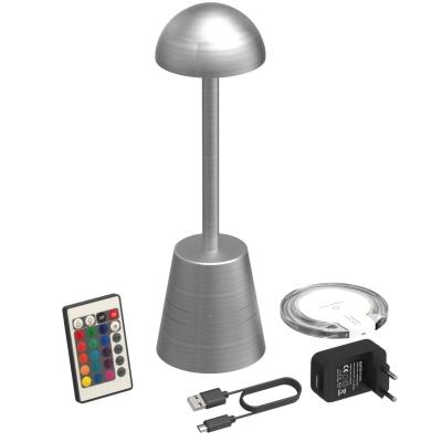 China Modern Metal Table Light Set Atmosphere LED Desk Lamp Set Inductive Base 11 Fill Colors Available for sale