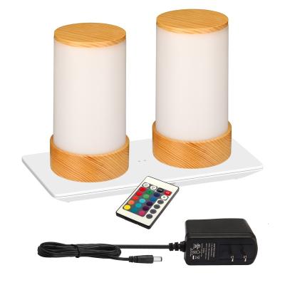 China Modern Wireless Desk Light Set 2 Pcs With Inductive Charging Base for sale