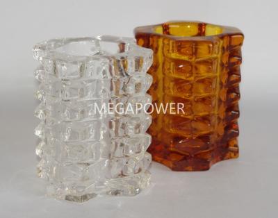 China Modern Classic Style Wholesale Glass Frosted Votive Candle Holders For Restaurants for sale