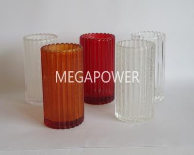 China Modern European Tea Light Glass Candle Holders for Weddings and Restaurants for sale