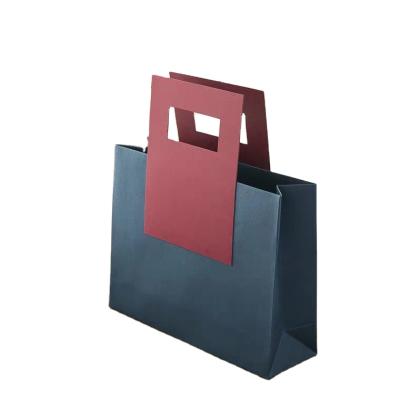 China New Product Ideas 2021 Fashion Paper Bag Recyclable Custom Color Card Handles For Men Coats Mens Jackets Sweater Men Shirts Paper Bag for sale