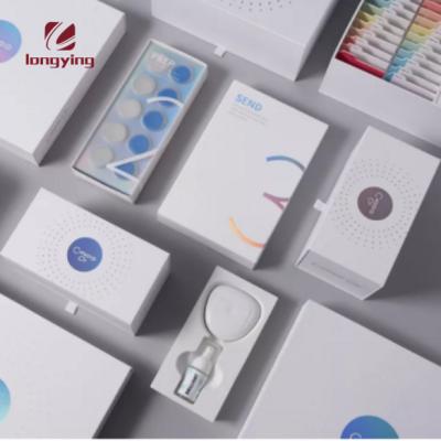 China Recyclable Custom Luxury White Cardboard Boxes With Clean Teeth For Teeth Whitening Skin Care Set Cosmetology Paper Boxes Packaging Box for sale