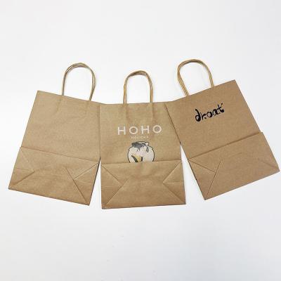 China Custom Logo Printed Brown Colorful Paper Bag Recyclable Wholesale High Quality Competitive Price Kraft Paper From China for sale