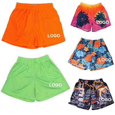 China CUSTOM SHORTS Polyester Mesh Basketball Shorts Men's Gym / Cotton Mesh Shorts Custom Logo Casual for sale