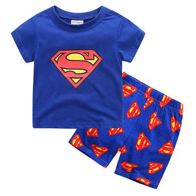 China Breathable Summer Children's Tales Girls Boys Clothing Set Two Piece Pants Set Baby Boy Clothing Sets for sale