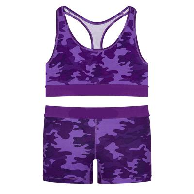 China 2022 OEM QUICK DRY Women's Canton 2pc Bra And Jogger Shorts Sets 3XL Plus Size Girl Women Sets Underwear Boxers for sale