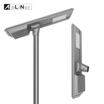 China HIGHWAY 40w 60w 80w 90w 100w integrated solar led street light all in one customized solar led street light solar led street for sale