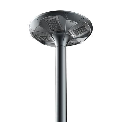 China The new ROUTE outdoor street light IP65 cast aluminum all in one round solar UFO garden light for sale