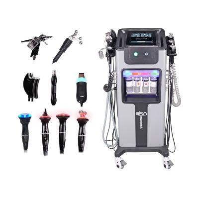 China Face Lift 9 in 1 Multifunctional Facial Skin Care Cleaning Water Dermabrasion Machine for Skin Treatment for sale