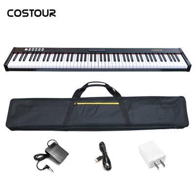 China Real Factory Supply 88 Keys Electric Piano Pedal Professional Musical Key Board for sale