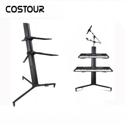 China Professional Keyboard Aluminum Piano Spider Stand Music Keyboard with Stand for sale