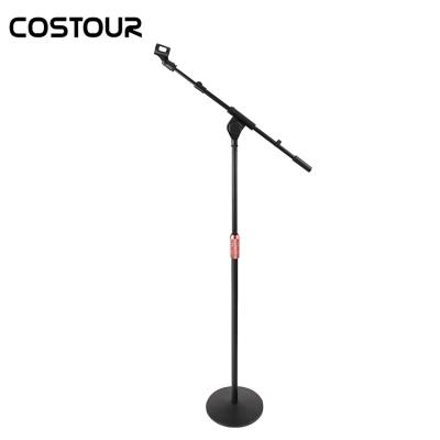 China Universal iron microphone stand with heavy base for sale