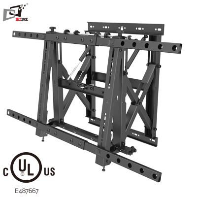 China Hot Selling Modular Design Seamless Cold Rolled Steel Wall Mount Bracket TV Support 42 To 90 Inch Screen for sale