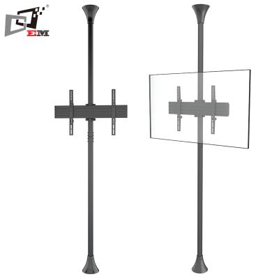 China Popular Height Adjustable Floor To Ceiling Mount TV Pole Stands For 65 Inch TV 42 Inch TV Stands For Flat Screens for sale