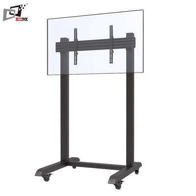 China Mobile 100 Inch TV Aluminum Metal TV Cart Exhibition Stands for sale