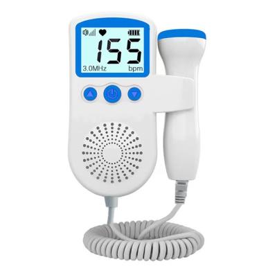 China Plastic Home Use Medical Fetal Heart Rate (FHR) Fetal Doppler for sale