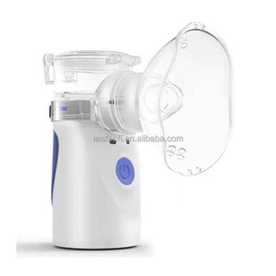 China Small One Key Use Portable Pocket USB Mesh Nebulizer with Adult and Child Mask and Mouthpiece for Home Care for sale