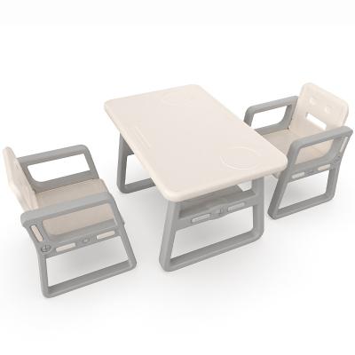 China Baby Furniture Modern Kids Chairs And Study Table Set For Two Years Old Children for sale