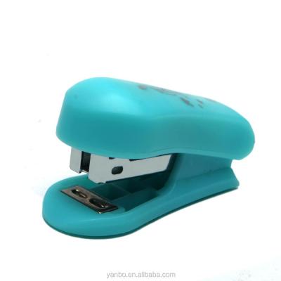 China Binding supplies metal office desk and school stapler, plastic mini staplers for sale