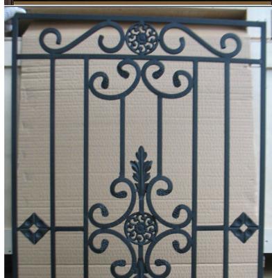 China vidro de 20mm Front Door Inserts Wrought Iron para a decoração da porta à venda