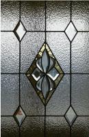 China 2.5CM Encapsulating Stained Leaded Glass Chrome Caming Double Glazing IGCC For Door for sale