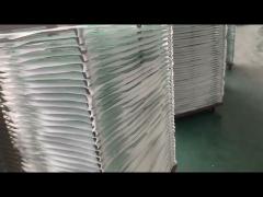 6.78MM White Film Tempered Laiminated Glass For Doors