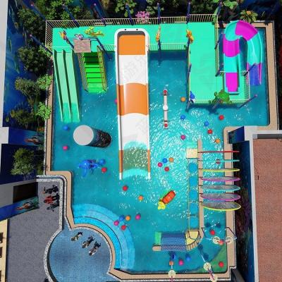 China Customized Residential Water Park Equipment Swimming Amusement Park Anti UV for sale