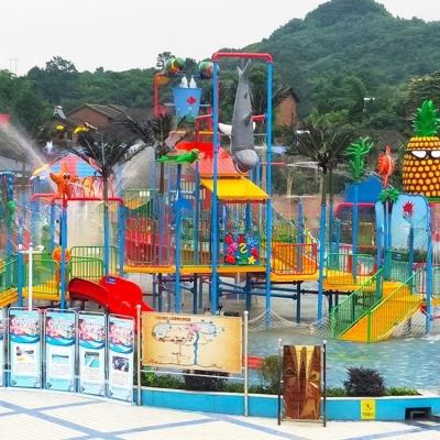 China Weather Proof Outdoor Water Play Park Aquatic Play Equipment Customization for sale