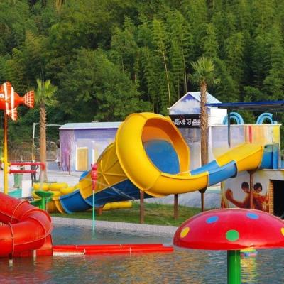 China Customised Tornado Water Slide 2 Person Water Slide Erosion Resistant for sale