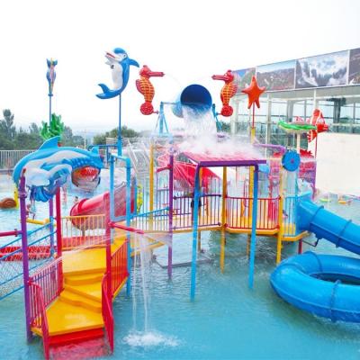 China Fade Resistant Splash Water Playground Hot DIP Galvanizing With Bucket for sale