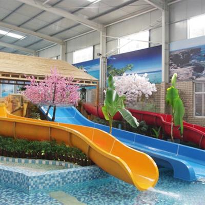 China Family Friendly Amusement Park Water Slide Indoor Outdoor UV Resistant for sale