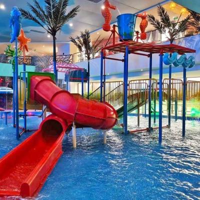 China Customized Small Indoor Splash Water Playground Colourful For Children for sale