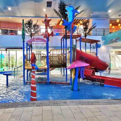 China 7m Height  Water House Splash Water Playground Park Environmental Friendly for sale