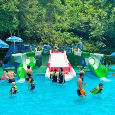 China International Standard Artistic Amusement Park Water Slide For Swimming Pool for sale