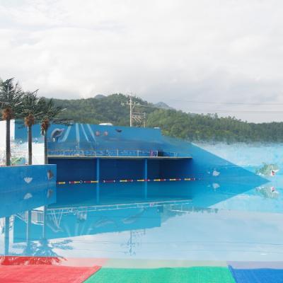 China Air Blast Type Large Swim Wave Pool Machine Environmental Friendly for sale