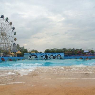 China Fiberglass Water World Wave Pool Equipment Colourful Design High Durability for sale