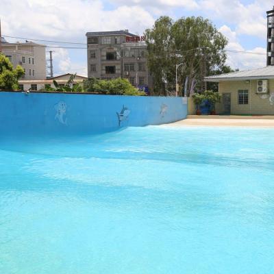 China Colourful Max 1.5m Height Aqua Wave Swimming Pool For Amusement Park for sale