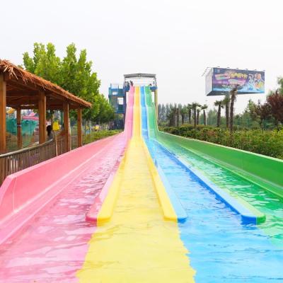 China Outdoor Playground Rainbow Water Slide  Child Friendly  Humanization Design for sale