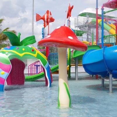 China Glasvezelmateriaal Waterpark Splash Pad Klein speelgoed Apparatuur Te koop